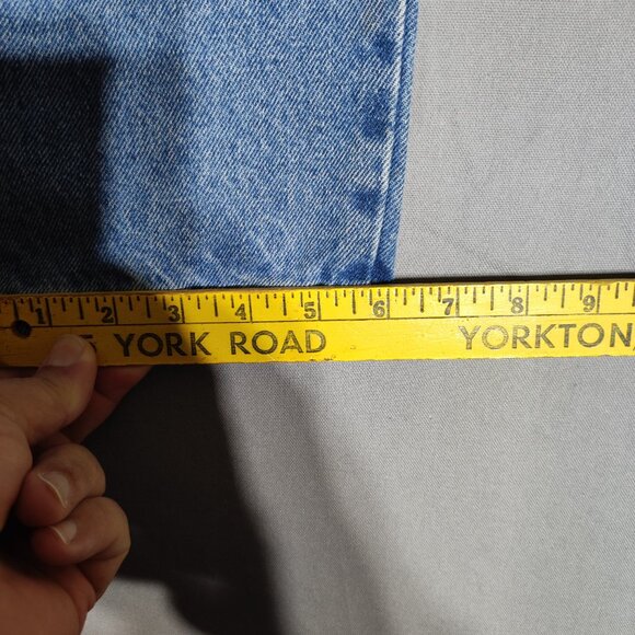 Vintage Maryk & Co. jeans women's Tag size 33 denim blue colour model # W05214 - Picture 13 of 13